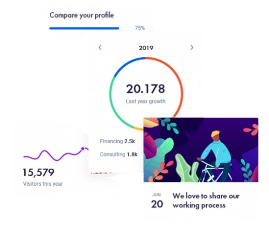 Business Strategy Consulting Dashboard